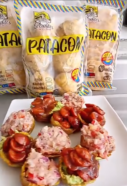 congelados de plátano