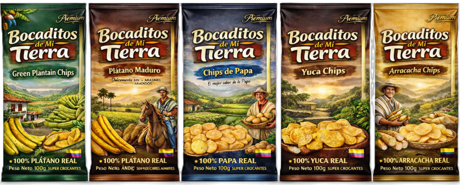 Proceso artesanal Bocaditos de Mi Tierra
